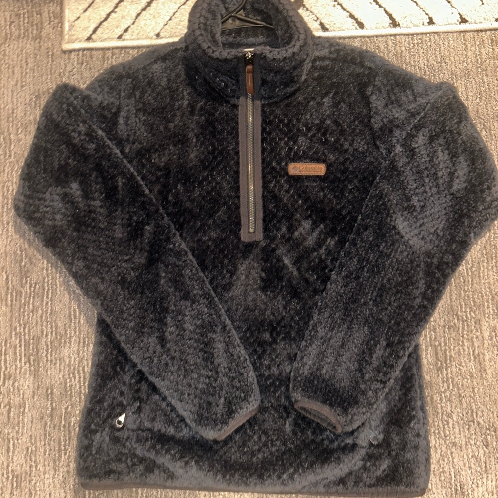 Columbia Charcoal Zip-Up Sweater